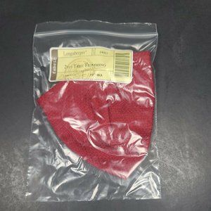 Longaberger Paprika Fabric Liner for 2011 Tree Trimming Basket New in Package